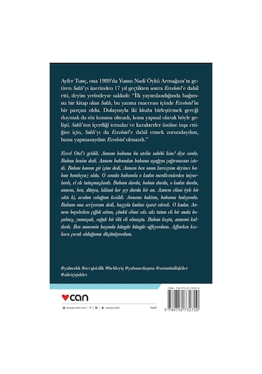 Evvelotel - Saklı - Ayfer Tunç -  Can Yayınları