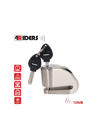 4riders Bull Disc 6mm Alarmlı Disk Kilidi