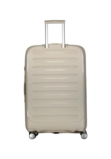 Benetton Büyük Boy %100 Polipropilen Valiz Bej Bnt1000