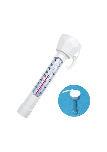 Springsun Kolay Okunabilir Yüzen Termometre - İpli Su Sıcaklık Ölçer Spa, Gölet & Jakuzi İçin