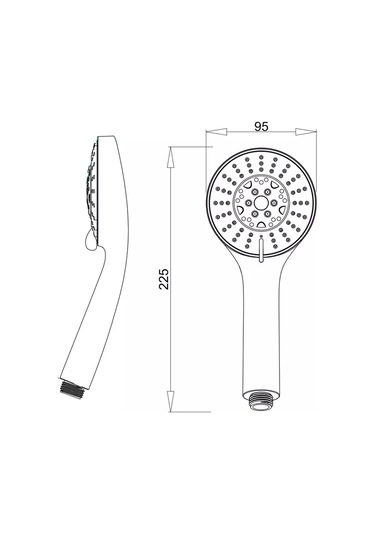 Rostovskaa Manufaktura Santehniki Le16 3 Modlu Duş Başlığı 184042924 Krom