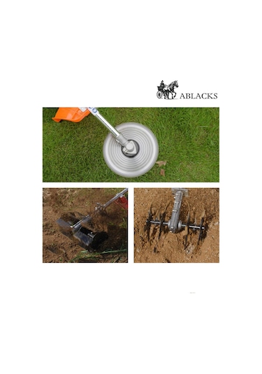 Ablacks C-52  Profesyonel Sırt Tırpan + Çift Çapa Aparatı + 8 Li Bahçivan Seti