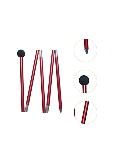 Suntek Çadır Direği Beş Bölümlü Barınak Yapımı Plaj Kırmızı