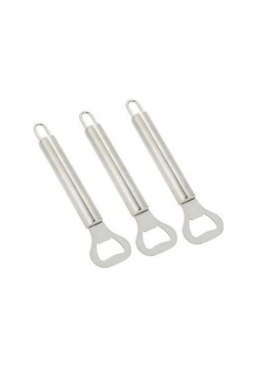 Electric 3'lü Paslanmaz Çelik Bira Açacağı Seti - Pratik, Taşınabilir Mutfak Aksesuarı, Kamp Ve Parti İçin Uygun