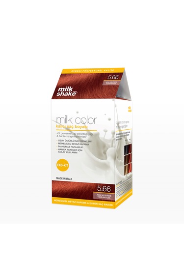 Milk Shake Milk Color Eko-kit Açık Kestane Yoğun Kızıl -5.66 Köp