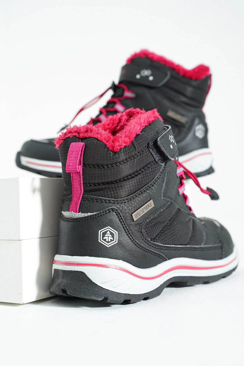 Hammer Jack Moreno Su Geçirmez Siyah Kız Çocuk Bot & Bootie 23148-f Siyah