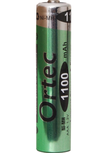 Ortec 1.2 V 1100 mAh Ni-mh Aaa Şarj Edilebilir İnce Kalem Pil