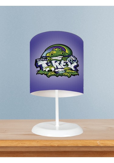 Mekta Home Bebek Ve Çocuk Odası T-rex Desenli Abajur