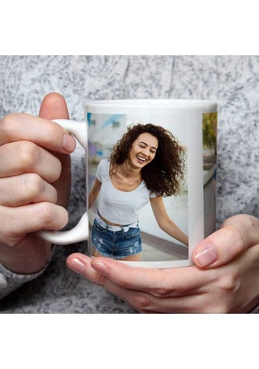 Nilhediye 3 Fotoğraf Baskılı Kupa Bardak - 487100821
