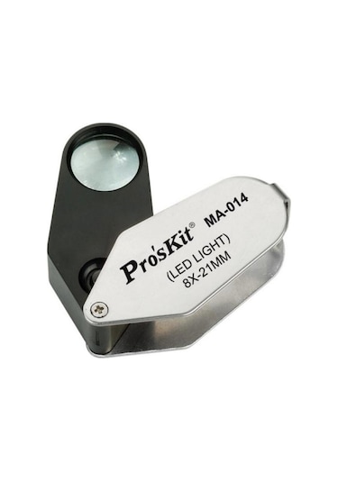 Proskit Ma 014 Büyüteç 8X Illumınated Çap21 MM