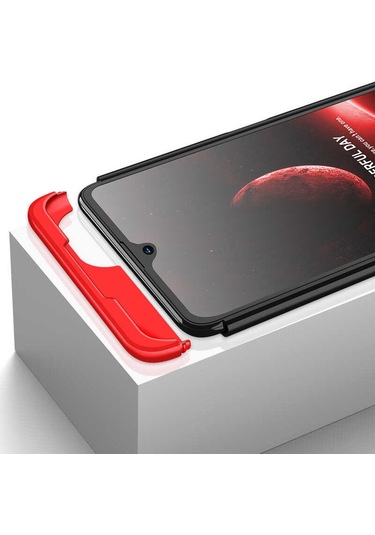 Samsung Uyumlu Galaxy M22 Kılıf Zore Ays Kapak Kırmızı