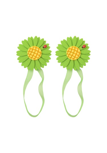 Suntek Magideal 1 Çift Örtü Kravat Arkalıkları Yeşil-dantel