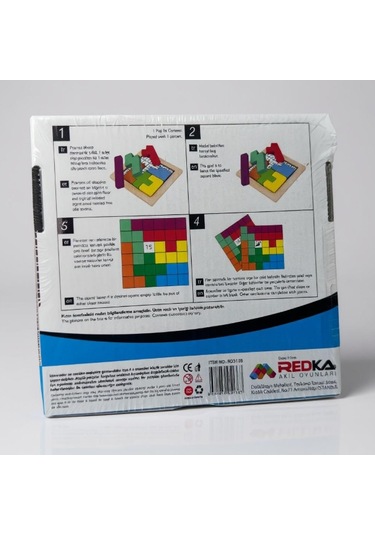 Redka Pratik Zeka 2 Ahşap Akıl Ve Mantık Oyunu - Eğitici Puzzle