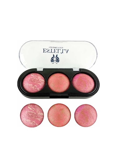 Estel'la 3'lü Allık - Terracotta Blush No: 1