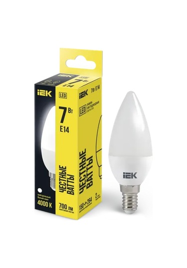 Iek Led Ampul E14 7w 4000k Nötr Işık 5 Adet 193492148