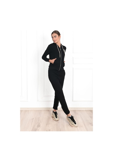 Koza Butik Kadın M Harf Baskılı Eşofman Takımı 3429-23 001