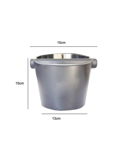 Dancemonkey Atık Telve Kutusu Kahve Öğütme Telvesi Kova Siyah , Kullanışlı Tasarım Siyah