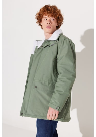 Lee Açık Yeşil Erkek Mont L232220299 Parka Ceket L232220299 Açık Yeşil