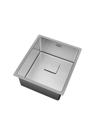 Teka Fle x linea Rs15 2B 34.40 Tek Hazneli Tezgahüstü/Tezgahasıfır (Flush) Tezgahaltı Paslanmaz Çelik Eviye - 115000015