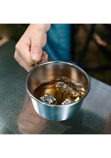 Açık Paslanmaz Çelik 450ml Sierra Kase Piknik Sofra Y24634-2 2 Sierra Bowls Çok Renkli