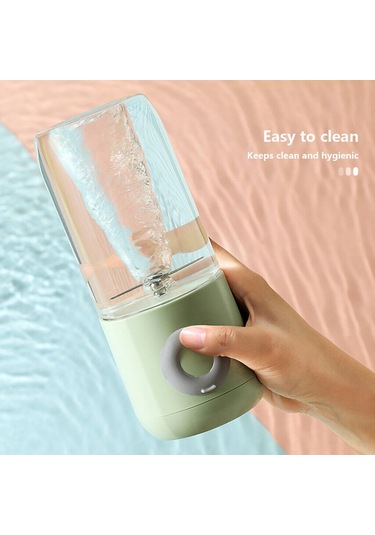 Kangvka Taşınabilir Yeşil Meyve Sıkacağı - 500ml Kapasiteli, Şarj Edilebilir, Abs Ve Pc Malzeme