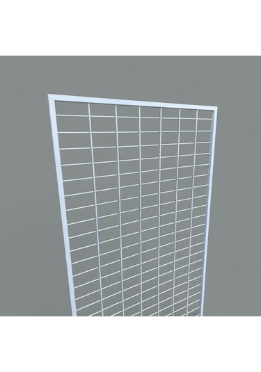 90 190 Ayaklı Tel Pano Beyaz ,tesbihlik, Bijuteri Standı, Aksesuar Standı Çok Amaçlı Stant