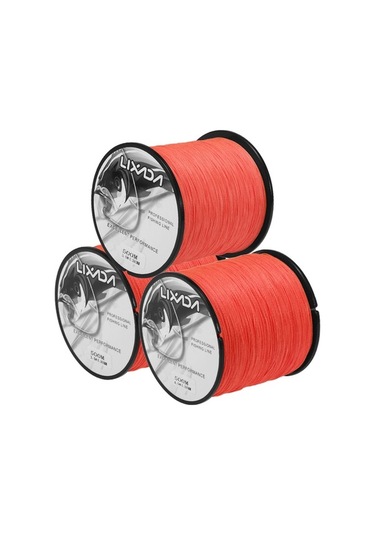 Novahub Lixada 3 Paket 500m Dantel Balıkçılık İpi 4 İplik Çok Lifli Pe Balıkçılık Teli Tuzlu Su Taze Su İçin Balıkçılık İpi, Tavşan Kuyruğu Desenli