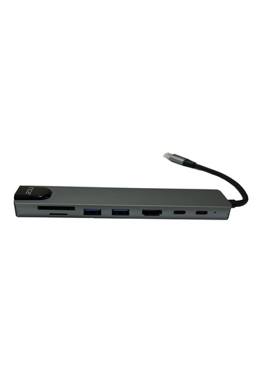 Inca Itpc-7 8'li Usb Tip-c Aliminyum Hub