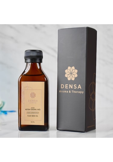 Densa Essential Saf Keten Tohumu Yağı Soğuk Sıkım 100 ML