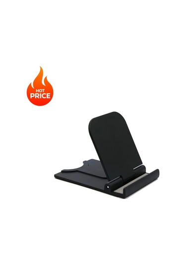 Vıkefon Katlanabilir Evrensel Telefon & Tablet Standı İphone 16 Samsung Xiaomi İpad Black