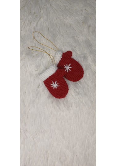 Yılbaşı Ağacı Süsü Eldiven 2 Adet - El Örgüsü - Amigurumi 0