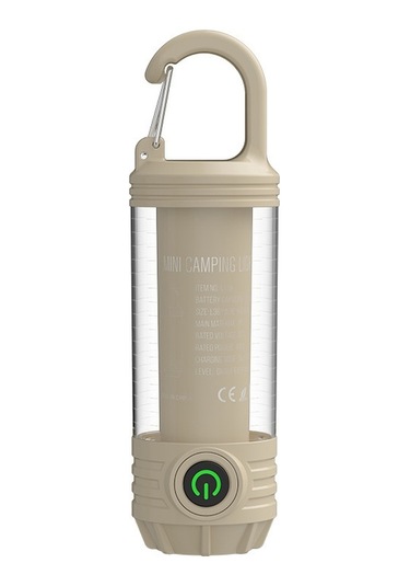 Sones Şarj Edilebilir Açık Hava Taşınabilir Led Kamp Işığı Çok İşlevli El Feneri Khaki Çok Renkli