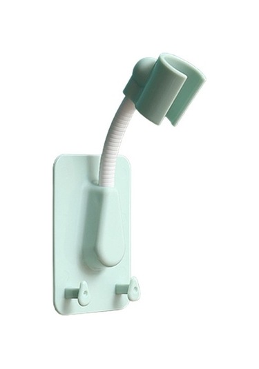 Primepickings Yeşil Vantuz Duş Tutucu Ayarlanabilir Duş Başlığı Tutucu Evrensel Banyo Braketi Meme Taban 2 Katlı Gri