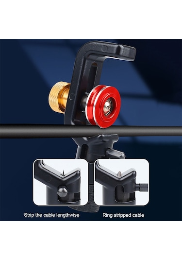 Sones Zırhlı Yatay Ve Dikey Kablo Kesici Optik Kablo Soyma Bıçağı, Özellikler: Çift Kafa