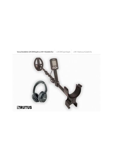 Rutus Versa Dedektör Sr-1 Kablosuz Kulaklık Ve 24cm Dd Başlık İle