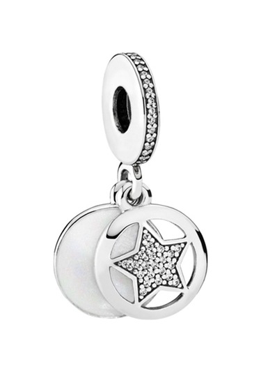 Nur Silver Dostluk Yıldızı Gümüş Sallantılı Charm Nur-ch00004 Çok Renkli