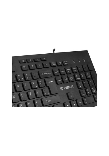 Everest DLK-180 Siyah USB Q Multimedia Klavye