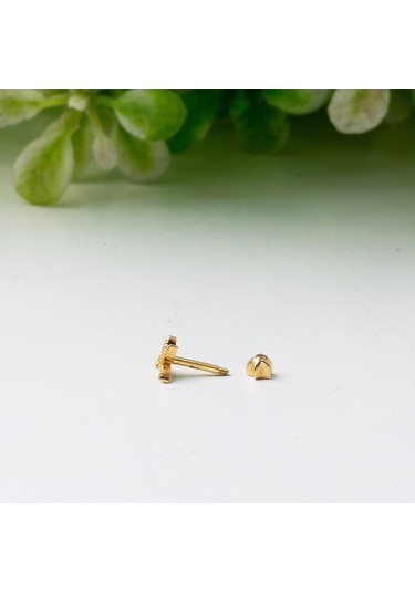 Bilezikci  Minik Kuş 14 Ayar Altın Tragus Küpe Kphss14k22478 Sarı
