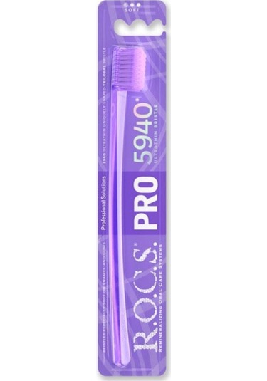 Rocs Pro 5940 Soft Diş Fırçası Mor