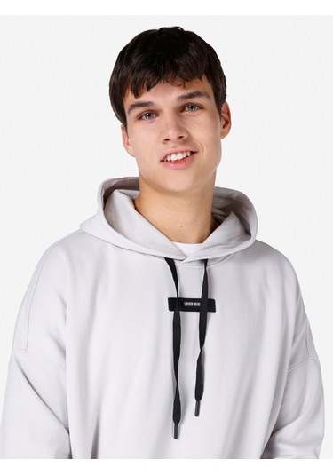 Colins Regular Fit Baskılı Taş Erkek Sweatshirt Cl1067014 Taş