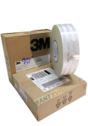 3m 983 Beyaz Reflektif Bant 5metre Tüvtürk Onaylı Reflektör Şerit