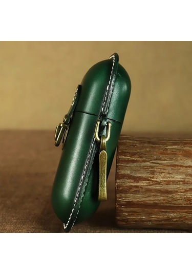 Willowhaven Orijinal Gerçek Deri El Yapımı Retro Gözlük Kılıfı - Anahtar, Kart Ve Bozukluk Saklama Orijinal