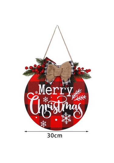 Suntek Halat Ile Noel Kapı Askı Pencere Partisi Yard Kırmızı