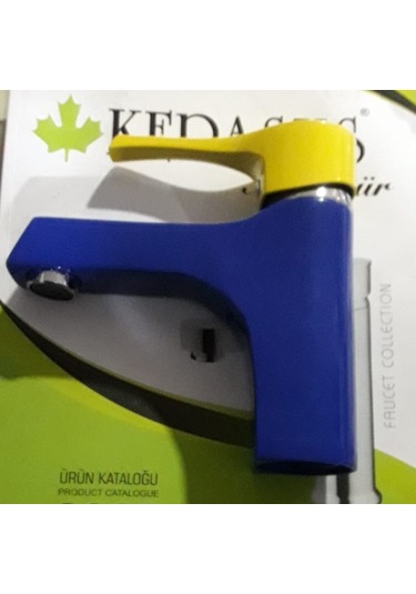 Kerasus Sun Serisi - Mix Lavabo Bataryası 35ø Sarı Mavi