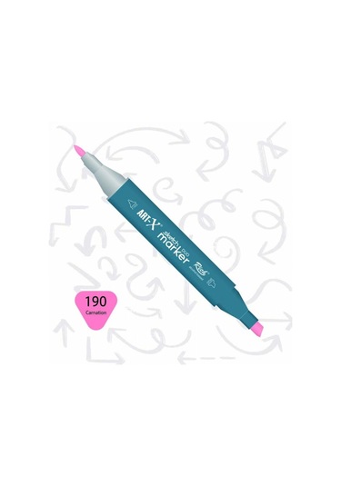 Supertrend Supertrend Sketch Marker Duo Çift Uçlu Marker Kalem 190 Carnation