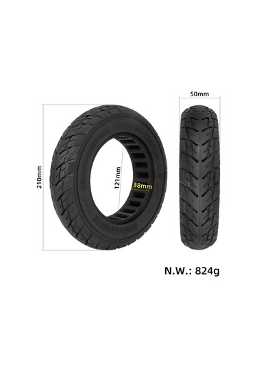 Ulıp Vsett 9/9+/zero 9/ınokim Light 2 Scooter Lastik Lastik Elektrikli Scooter 8.5x2 "off-road Katı Lastikler