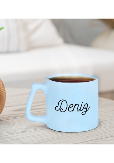 Bk Gift Kişiye Özel İsimli Pastel Mavi Middle Kupa Bardak-25, Arkadaşa Hediye, Ev Hediyesi, Doğum Günü Hediyesi, Ofis Hediyesi Kobitmeyencom30034 Bk G