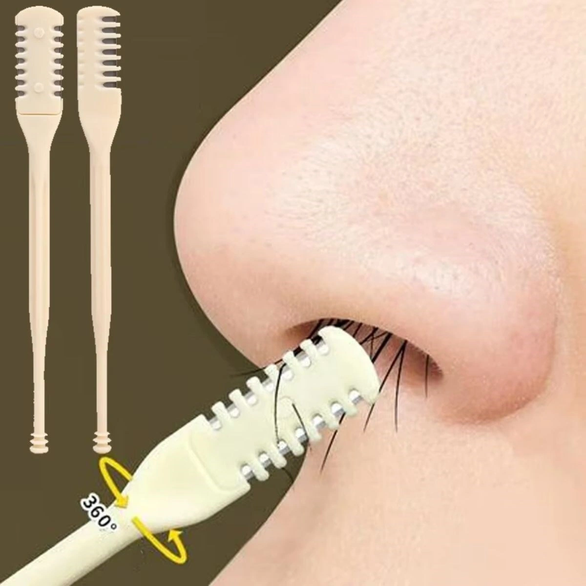 2'si Bir Arada 2 Parça Kutulu Burun Kıl Alma Ve Kulak Temizleme Aparatı