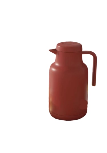 Termos Çaydanlık Büyük Kapasiteli Portatif-kırmızı