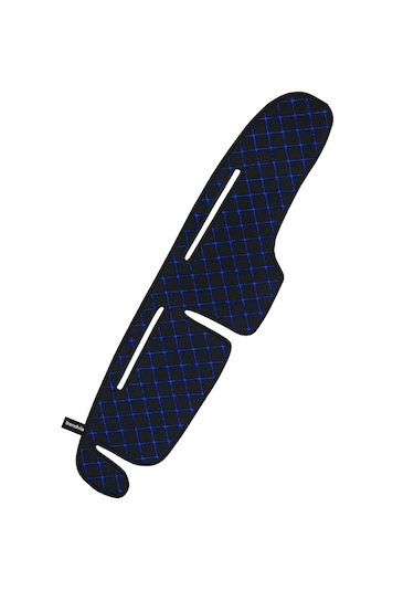 Tofaş Şahin Doğan Kartal İçin Alçak Ön Göğüs Kapitone Torpido Örtüsü Kaplama Ve Koruma Kılıfı Siyah - Mavi